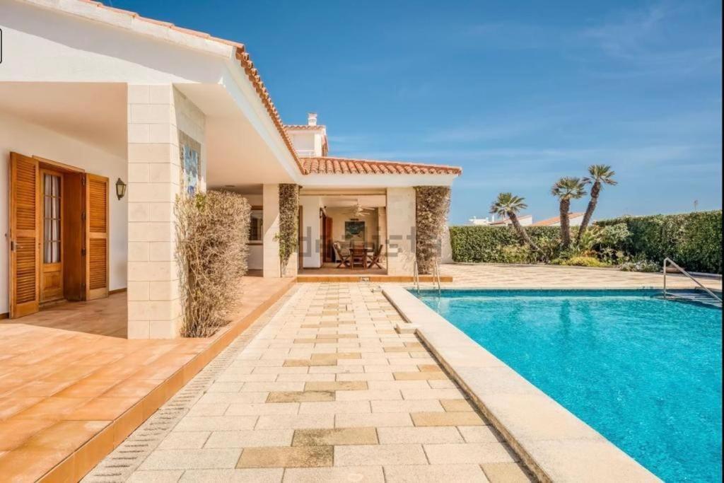 La Calma Espectacular Villa Con Jardin Y Piscina En Menorca サルガール エクステリア 写真
